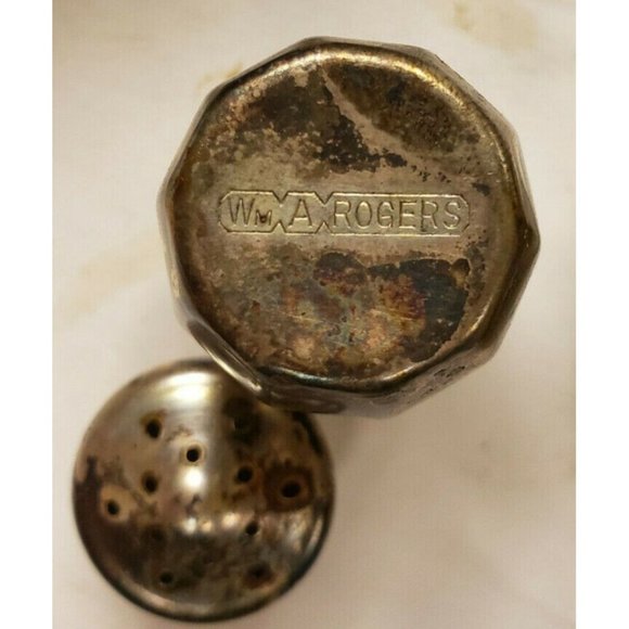 Salts, Set of 4, Silverplate, WA Rogers, NOS, 1950's, Vintage(J2) - Picture 2 of 4